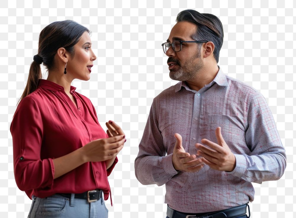 PNG Mexican businesspeople talking office adult togetherness. AI generated Image by rawpixel.