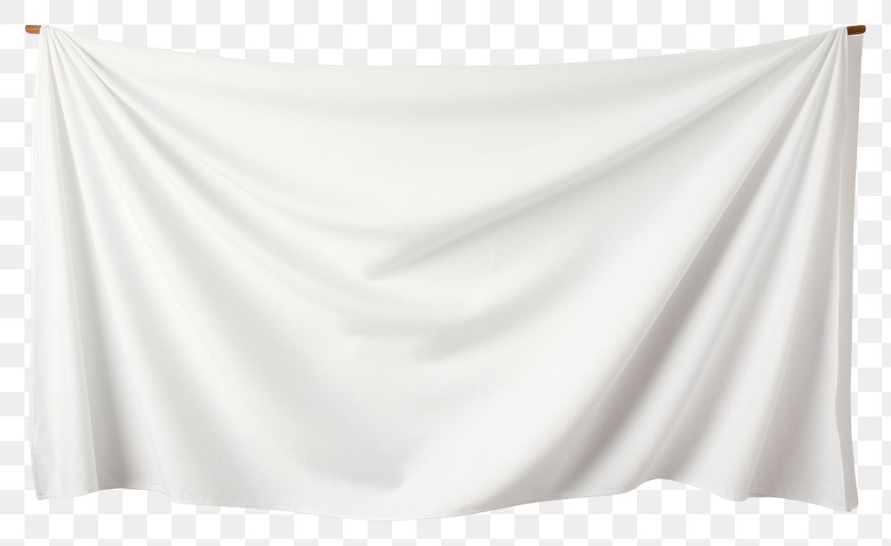 PNG Banner mockup textile white white background. AI generated Image by rawpixel.