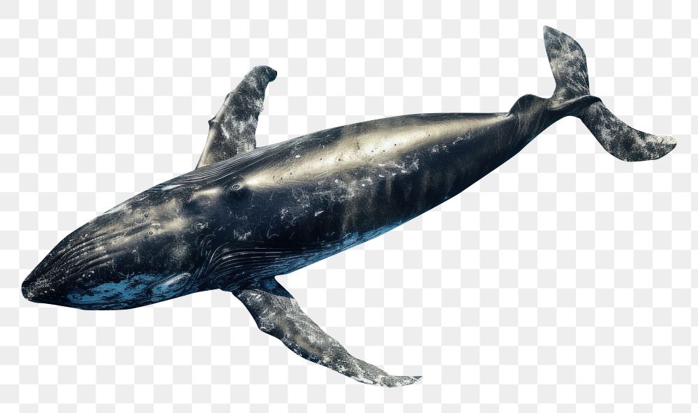 PNG  Ocean whale animal mammal. AI generated Image by rawpixel.