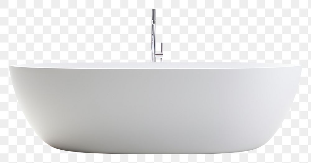 PNG  Bathhub bathtub white white background. AI generated Image by rawpixel.