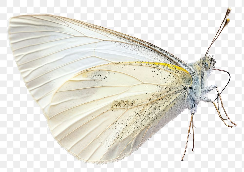PNG  Cabbage white butterfly insect animal moth. AI generated Image by rawpixel.