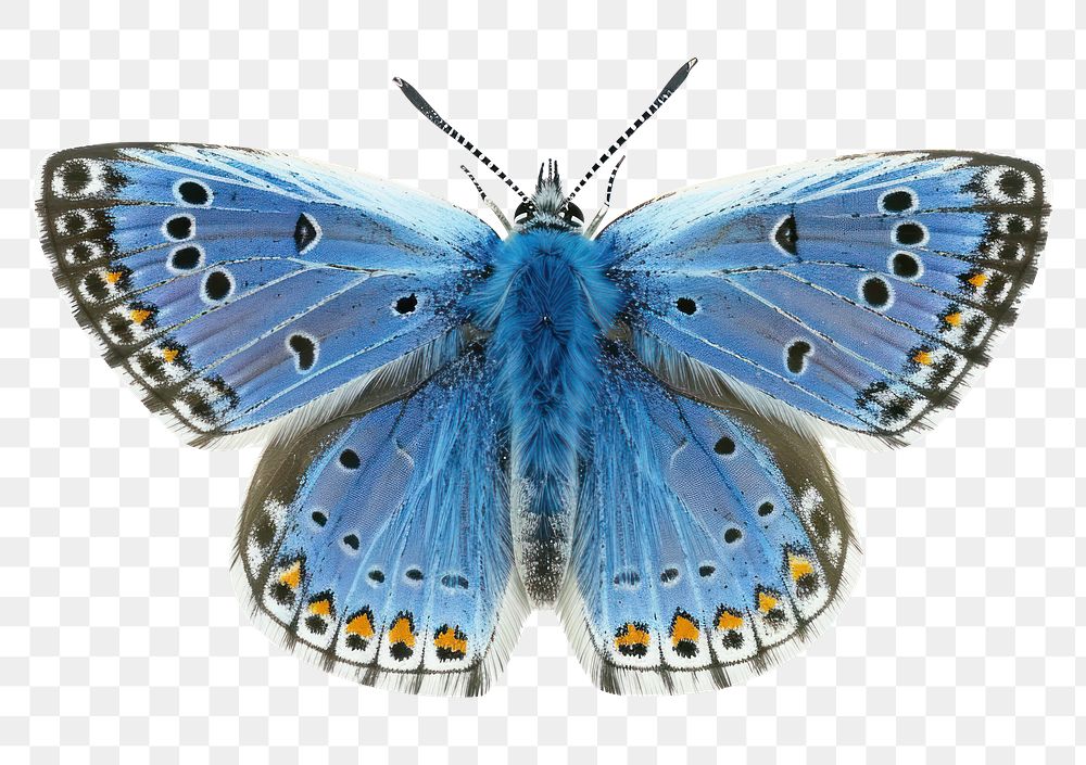PNG Common blue butterfly animal insect moth. AI generated Image by rawpixel.