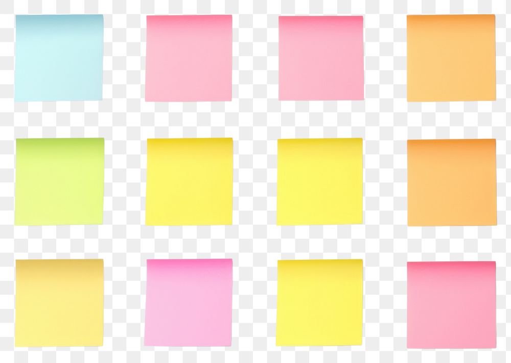 PNG  Sticky notes backgrounds paper white background. AI generated Image by rawpixel.