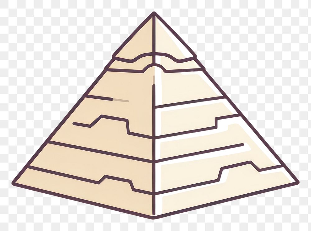 PNG  Pyramid architecture triangle building.
