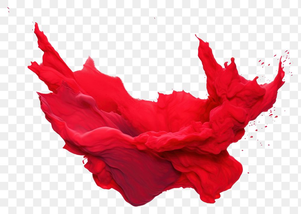 PNG Splash red backgrounds petal paint.