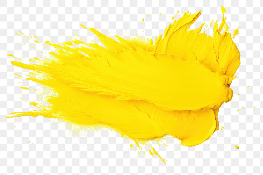 PNG Splash yellow backgrounds paint white background.