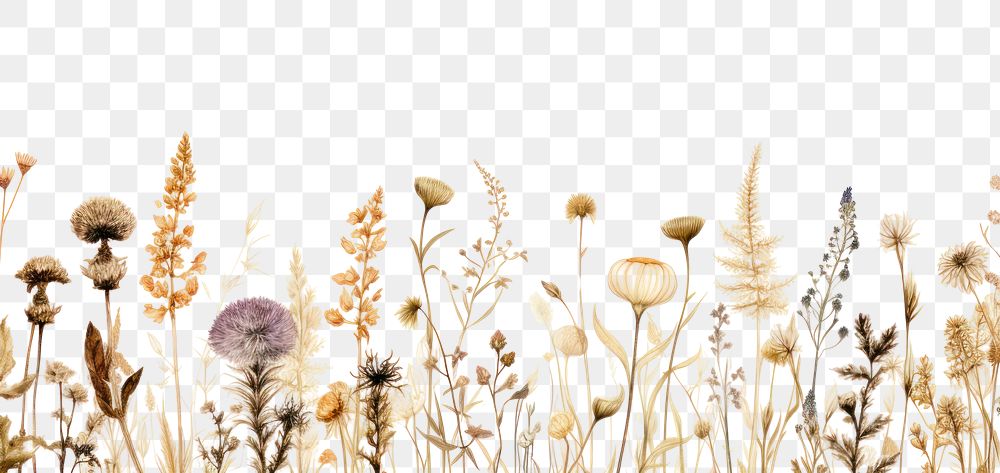PNG Dried flower backgrounds grassland outdoors.