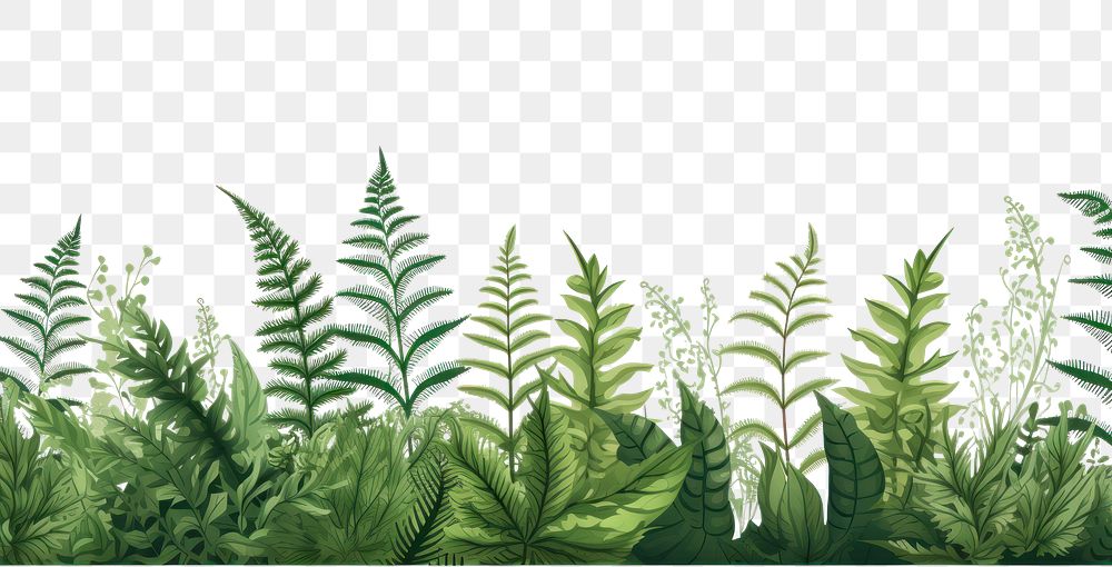 PNG Ferns backgrounds outdoors nature.