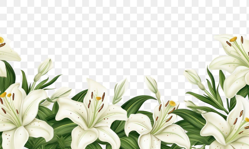 PNG Lily backgrounds flower plant.