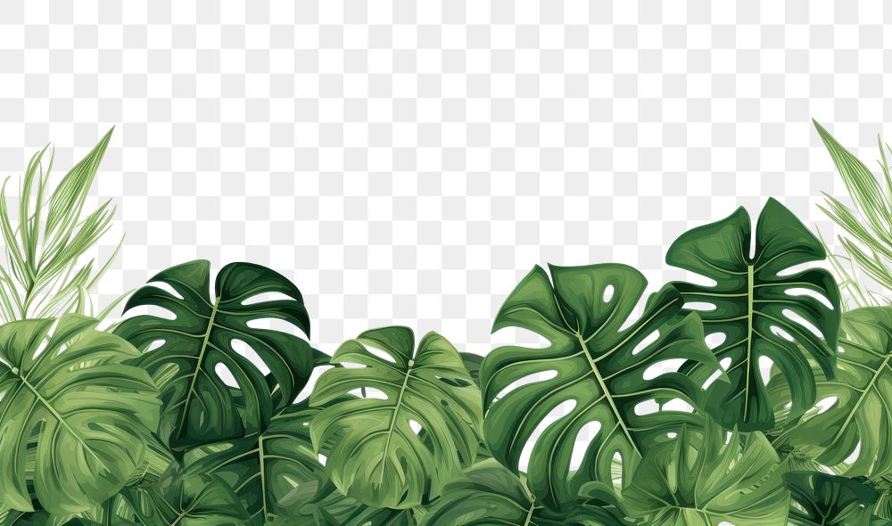 PNG Monstera backgrounds vegetation outdoors.