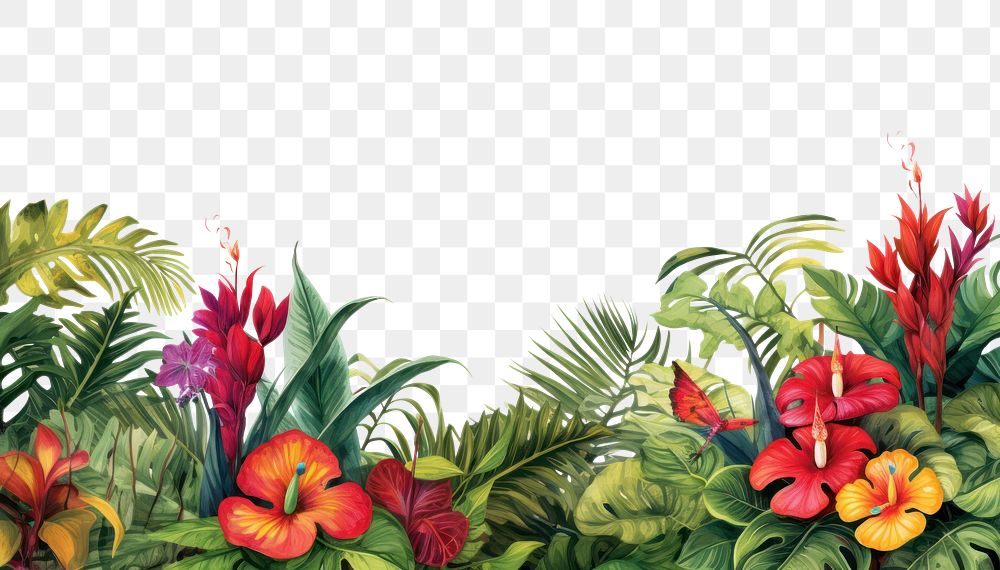 PNG Tropical plants outdoors tropics nature.