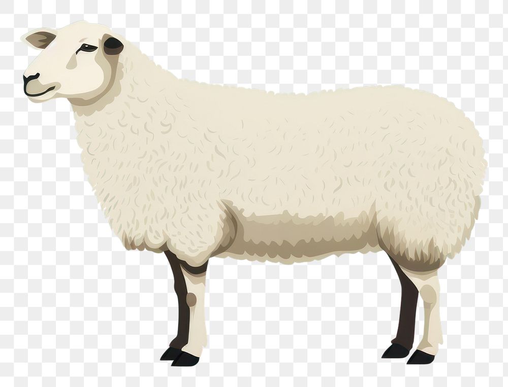 PNG Sheep livestock animal mammal. AI generated Image by rawpixel.