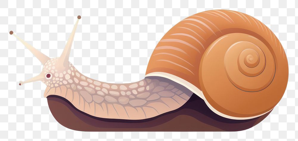 PNG Snail animal invertebrate gastropod. AI generated Image by rawpixel.