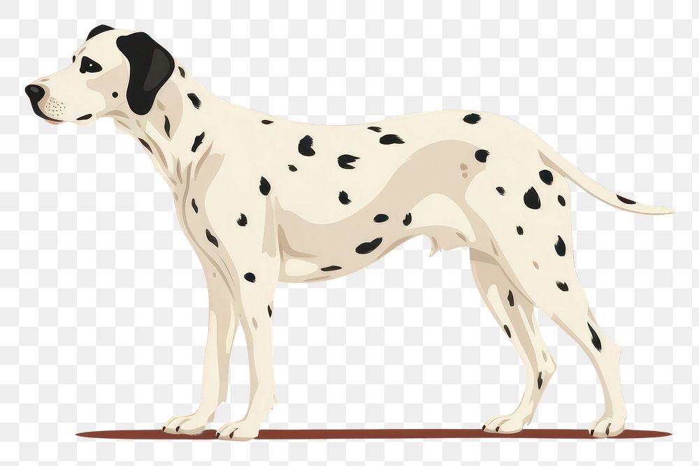 PNG Dalmatian walk animal mammal pet. AI generated Image by rawpixel.