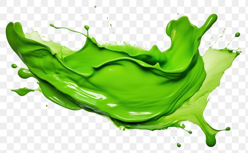PNG Splash green backgrounds paint white background.