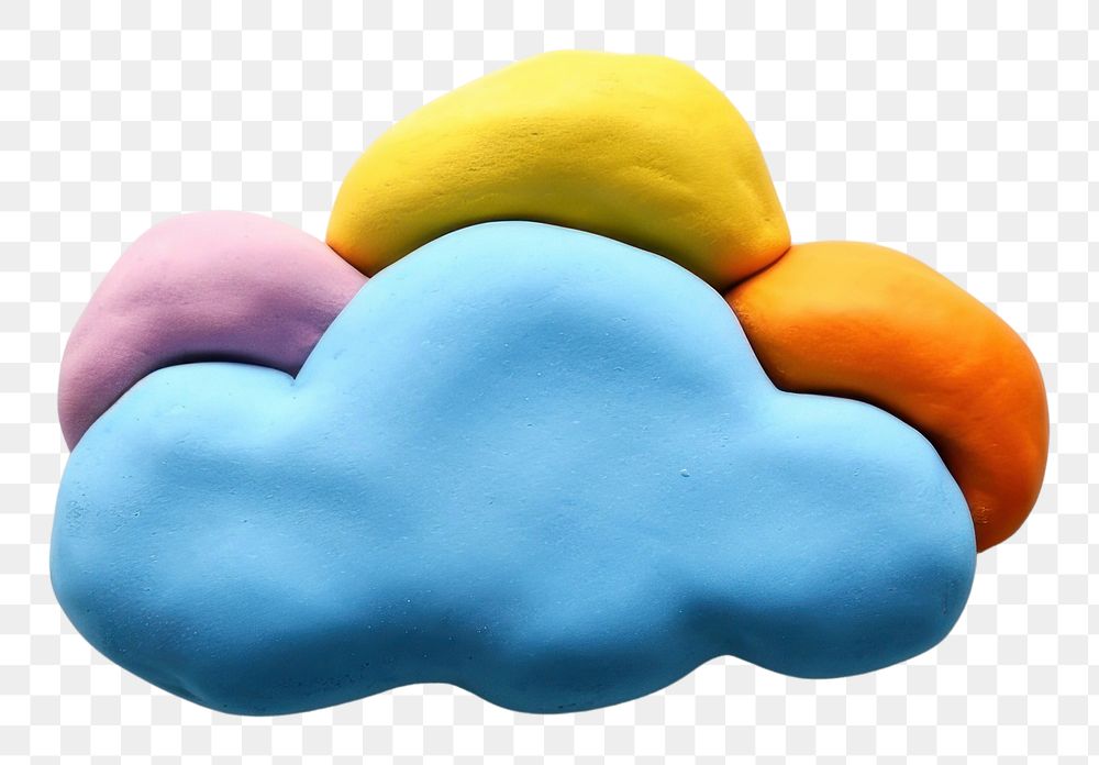 PNG  Plasticine of cloud confectionery creativity dessert.