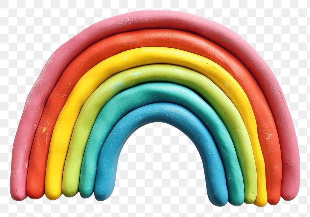PNG  Plasticine of rainbow creativity variation spectrum.