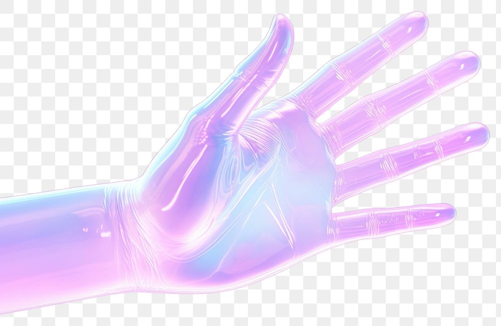 PNG  Hand finger purple pink. AI generated Image by rawpixel.