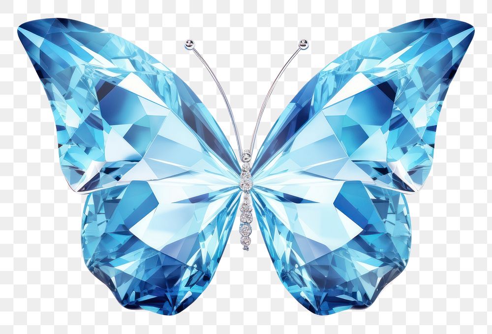 PNG Butterfly shape gemstone jewelry white background accessories.