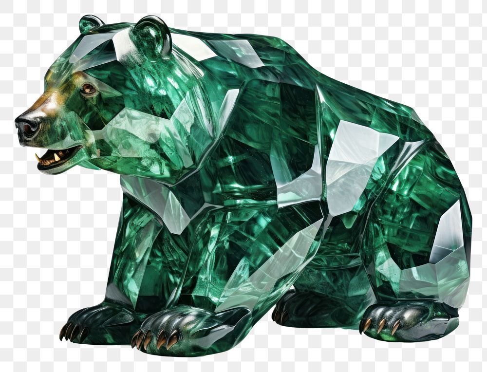 PNG  Bear gemstone representation accessories.