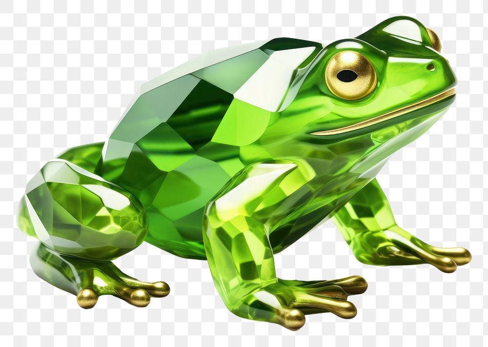 PNG Frog shape gemstone amphibian wildlife animal.