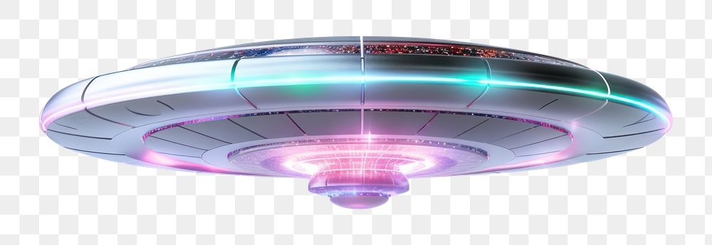 PNG  Alien ufo white background illuminated technology