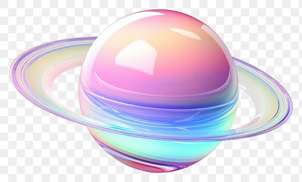 PNG  Saturn sphere egg white background.