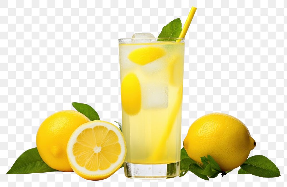 PNG Lemon soda drink lemonade fruit.