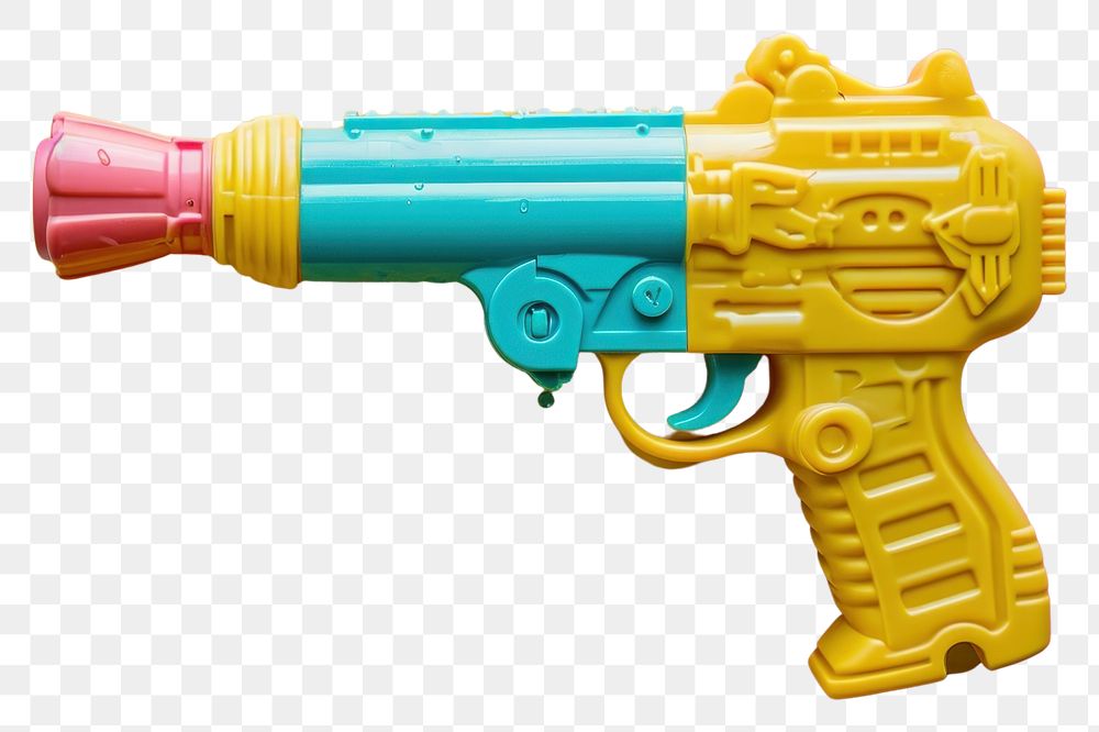 PNG  Super smasher water gun weapon toy aggression. AI generated Image by rawpixel.