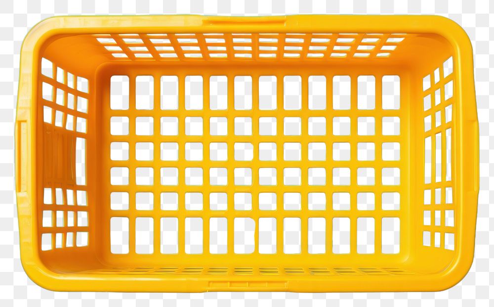 PNG  Shopping basket container yellow circle. AI generated Image by rawpixel.