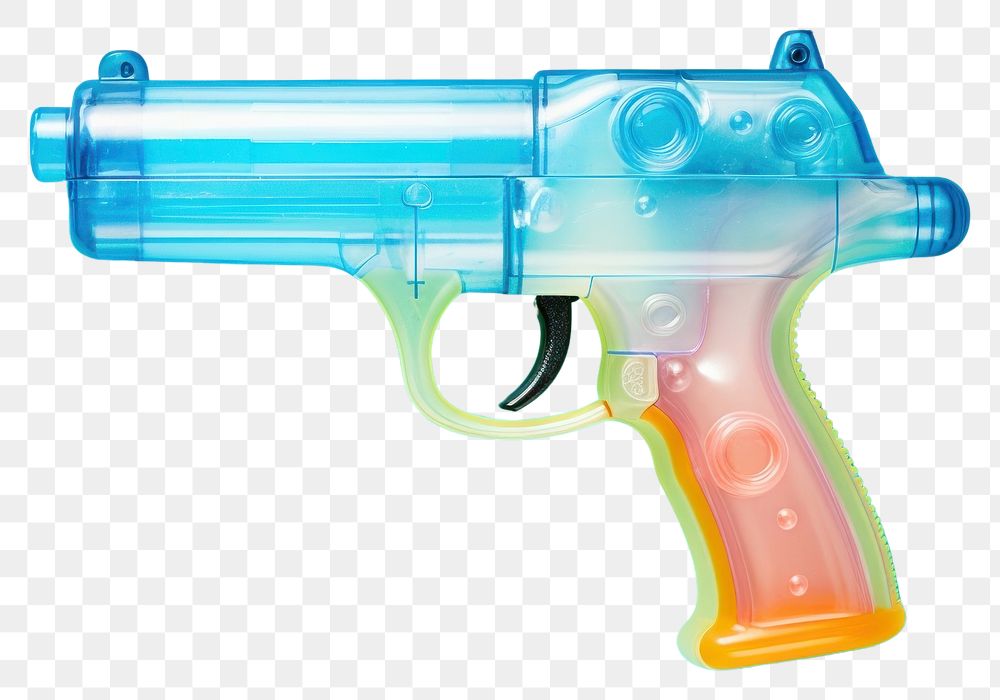 PNG  Water gun weapon revolver security. AI generated Image by rawpixel.
