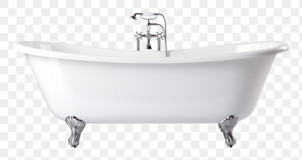 PNG Bathtub white background bathroom hygiene.
