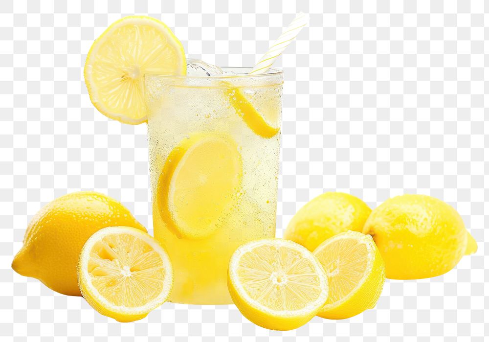 PNG Lemon soda lemon lemonade fruit.