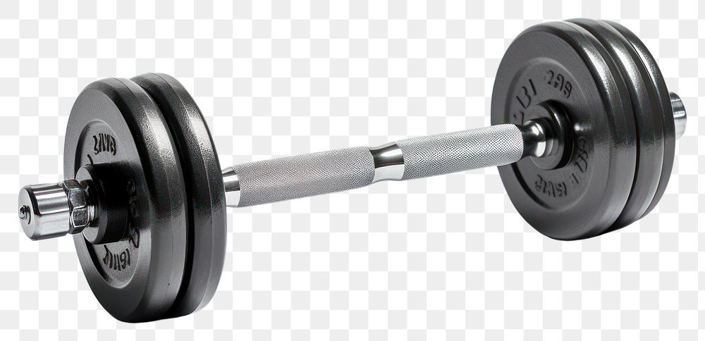 PNG Weights heavy bar sports gym white background. AI generated Image by rawpixel.