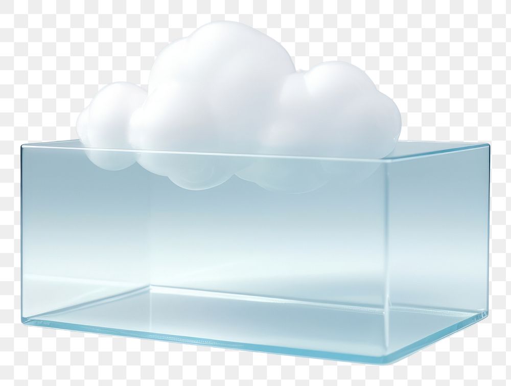 PNG  Cloud glass transparent white.