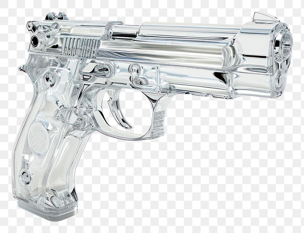PNG Gun handgun weapon white background.