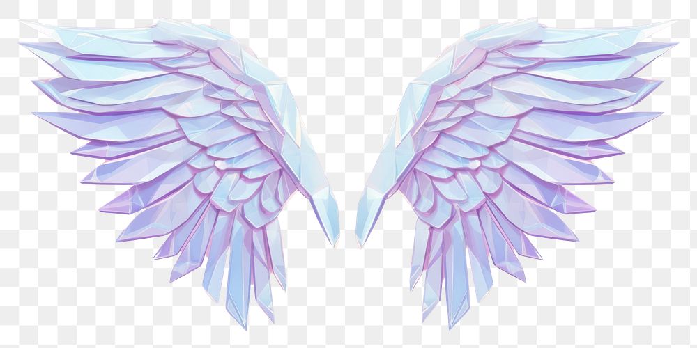 PNG Wings holography angel art creativity.
