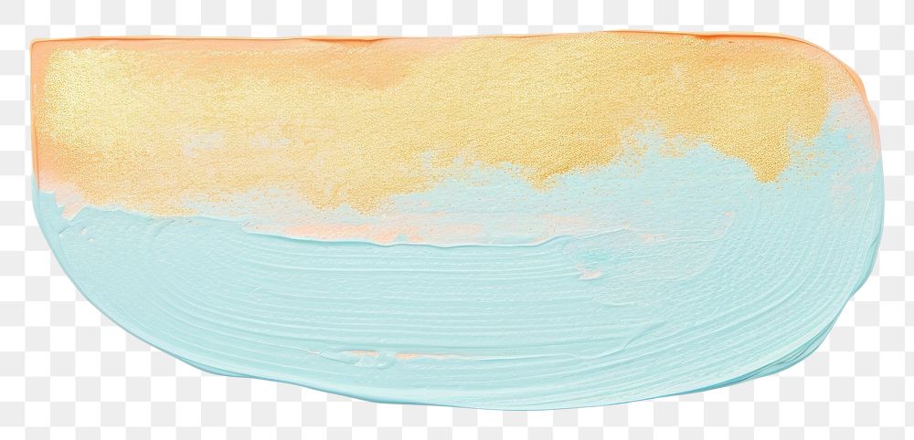 PNG Baby blue mix peach painting white background turquoise.