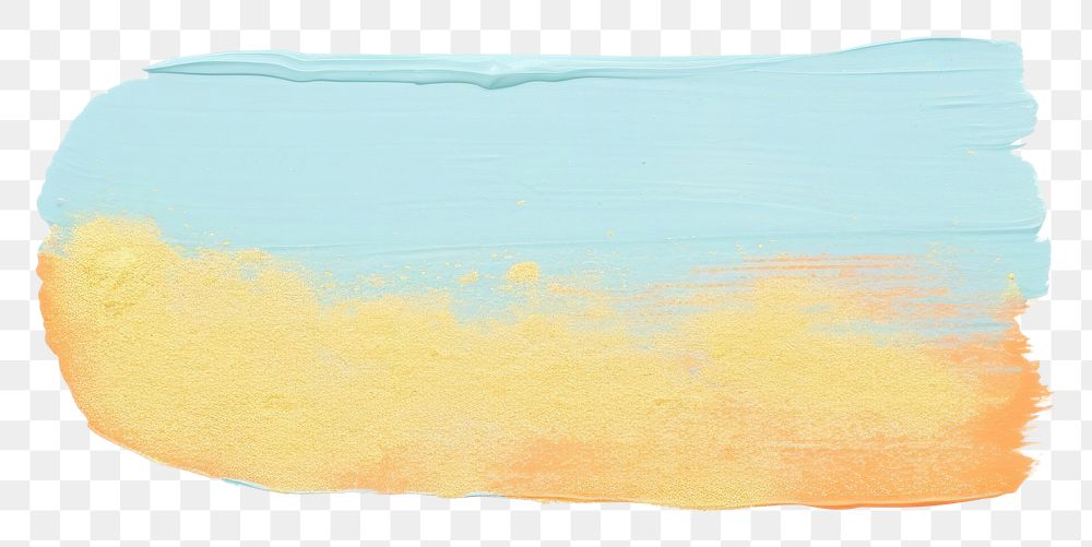 PNG Baby blue mix peach brush paintbrush painting.