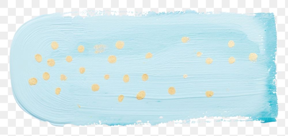 PNG Baby blue on top dot gold glitter white background turquoise rectangle.