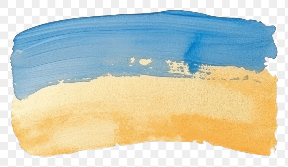 PNG Blue mix apricot painting blue white background.