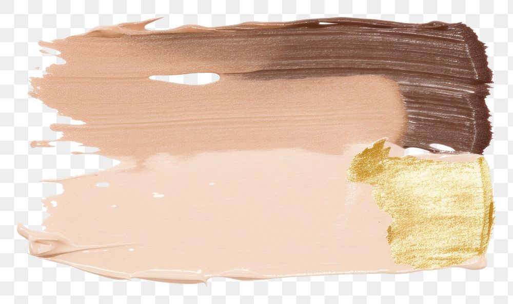 PNG Blush mix espresso cosmetics paint brush.