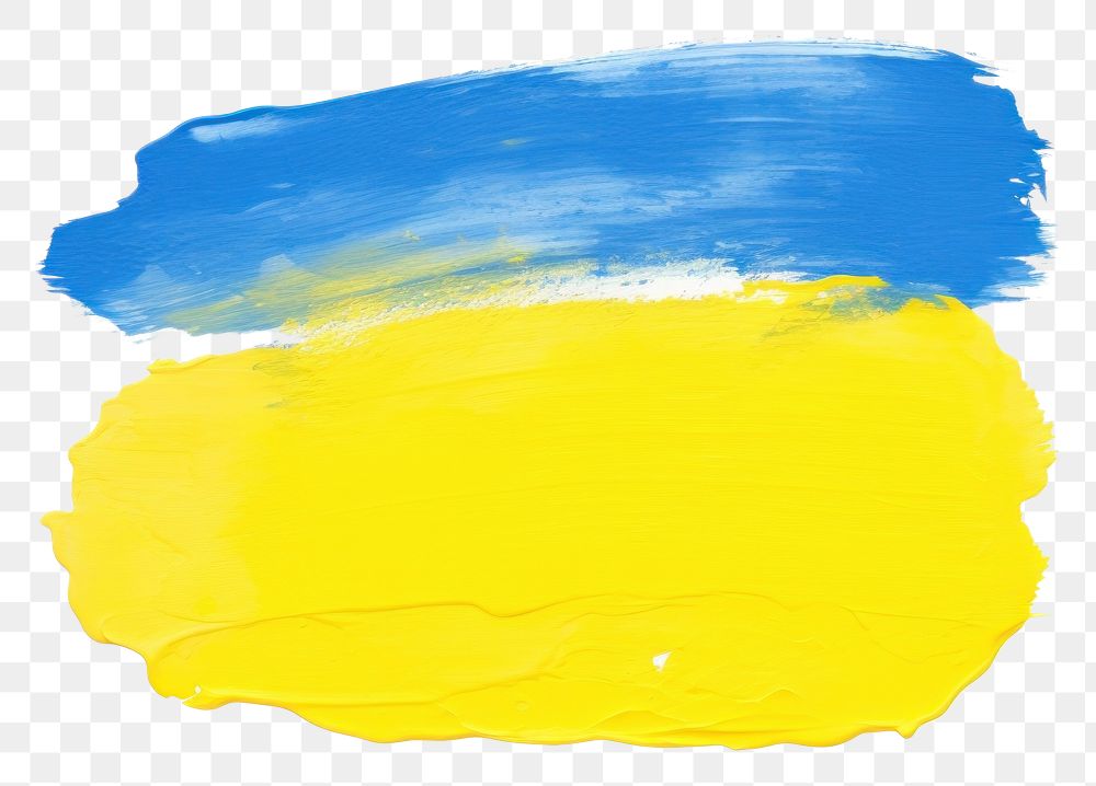 PNG Yellow mix sky bule backgrounds painting white background.