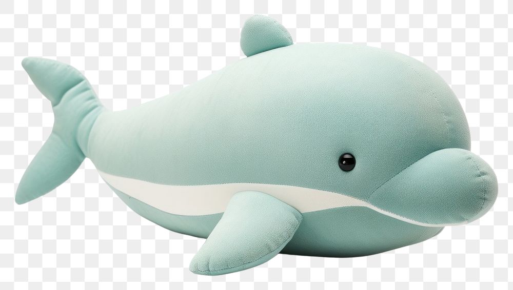 PNG Stuffed doll whale animal mammal toy.