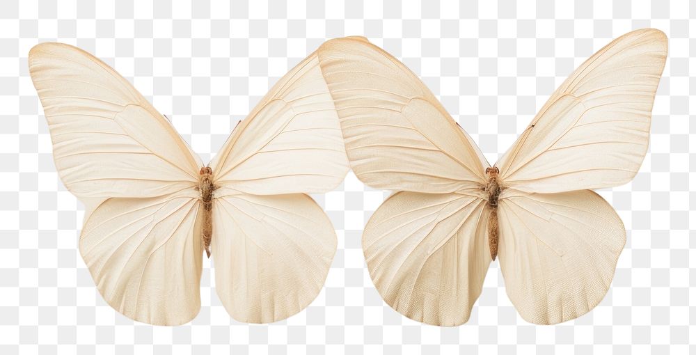 PNG Minimalist photography close up flat lay three white butterflies butterfly insect animal.