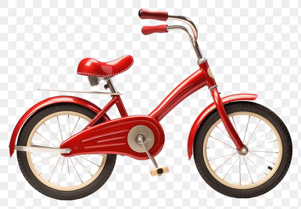 PNG  Kid red bicycle tricycle vehicle wheel.