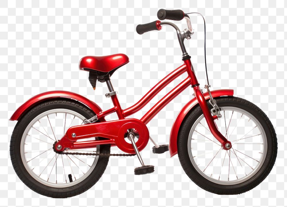 PNG  Kid red bicycle tricycle vehicle wheel.
