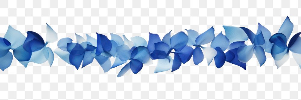 PNG Blue flower petals backgrounds white background accessories.