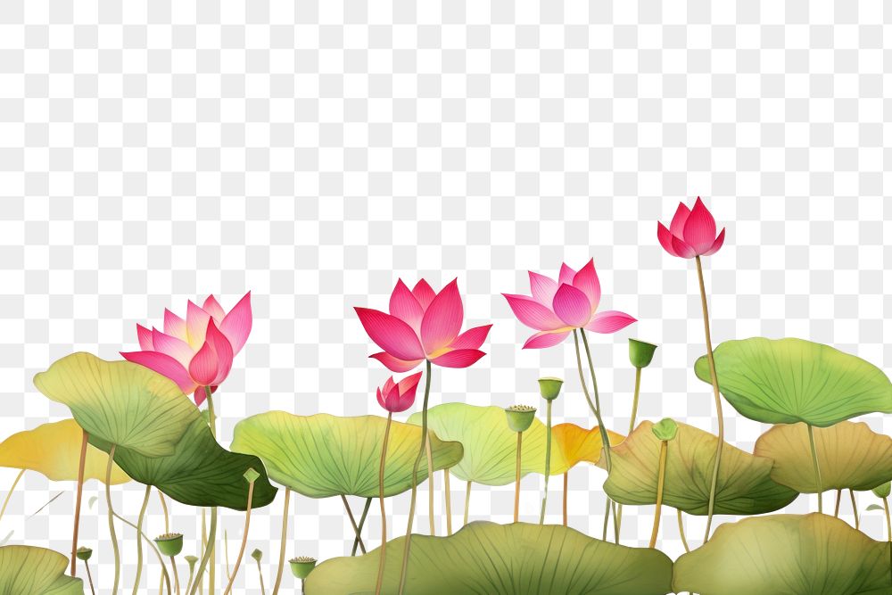 PNG Lotus flowers plant petal lily.