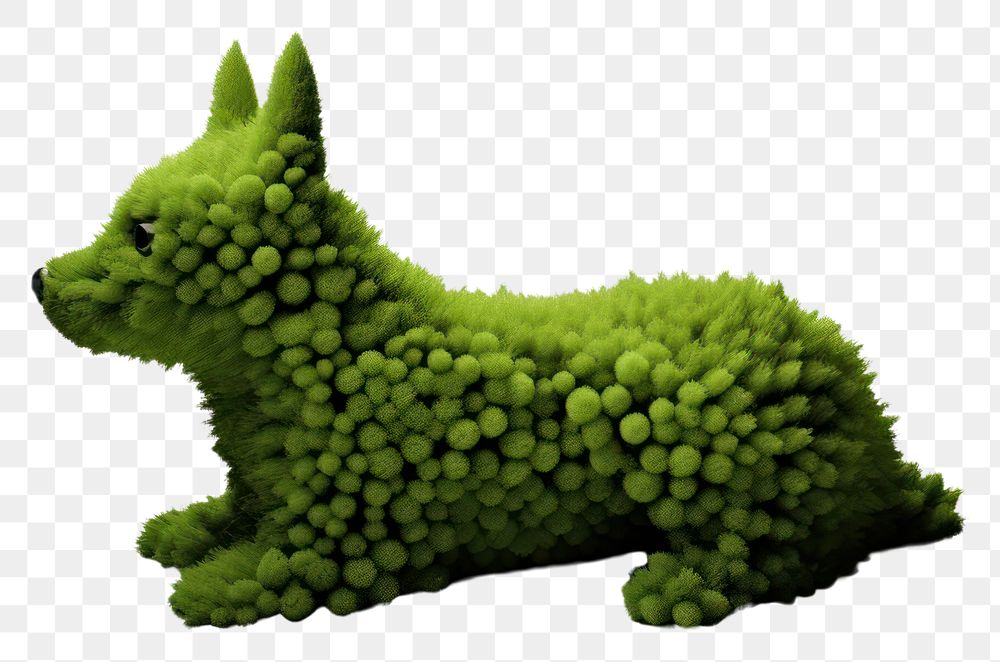 PNG  Dog mammal animal green. AI generated Image by rawpixel.